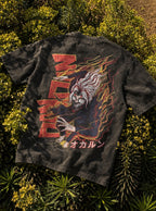 Okarun Lightning – T-Shirt – flat-lay | Dandadan