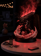 Asta Anti-Magic Sword Mist Diffuser Figure – mist in a dark room (animated) | Black Clover