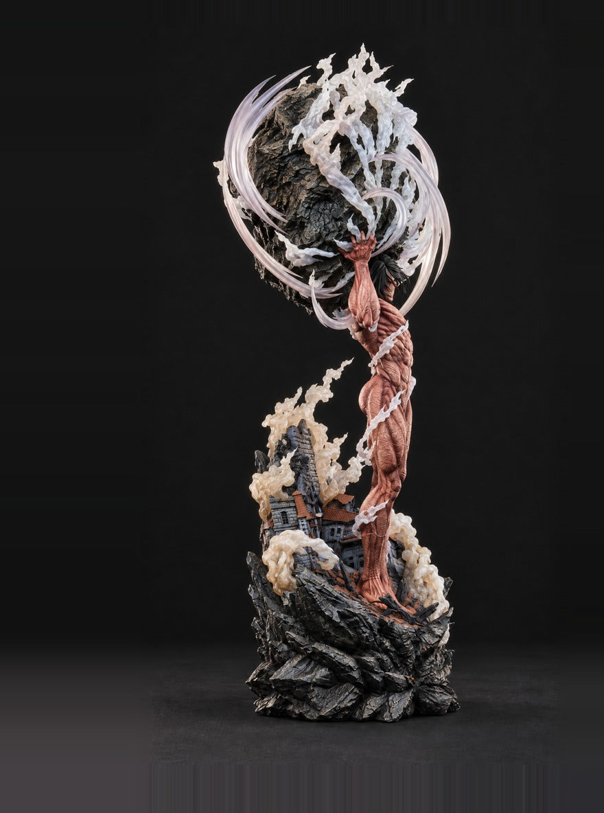 Attack Titan Steam Mist Diffuser Figure – left side view | Attack on Titan