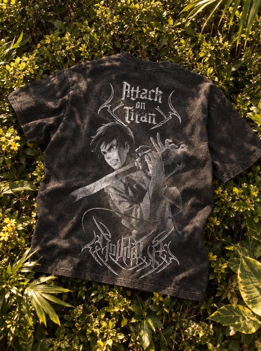 Eren Blade – T-Shirt – flat-lay | Attack on Titan