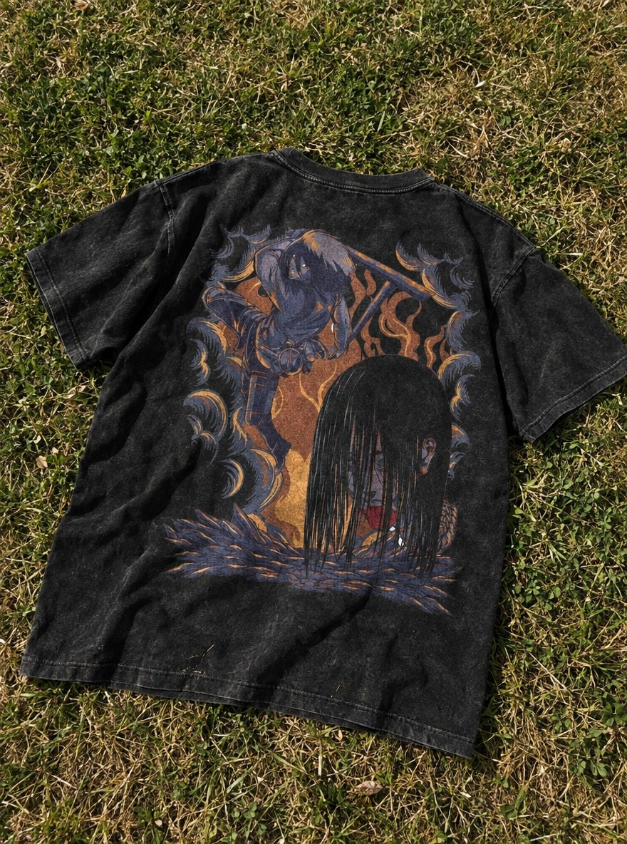 Eren in the Paths – T-Shirt – flat-lay | Attack on Titan