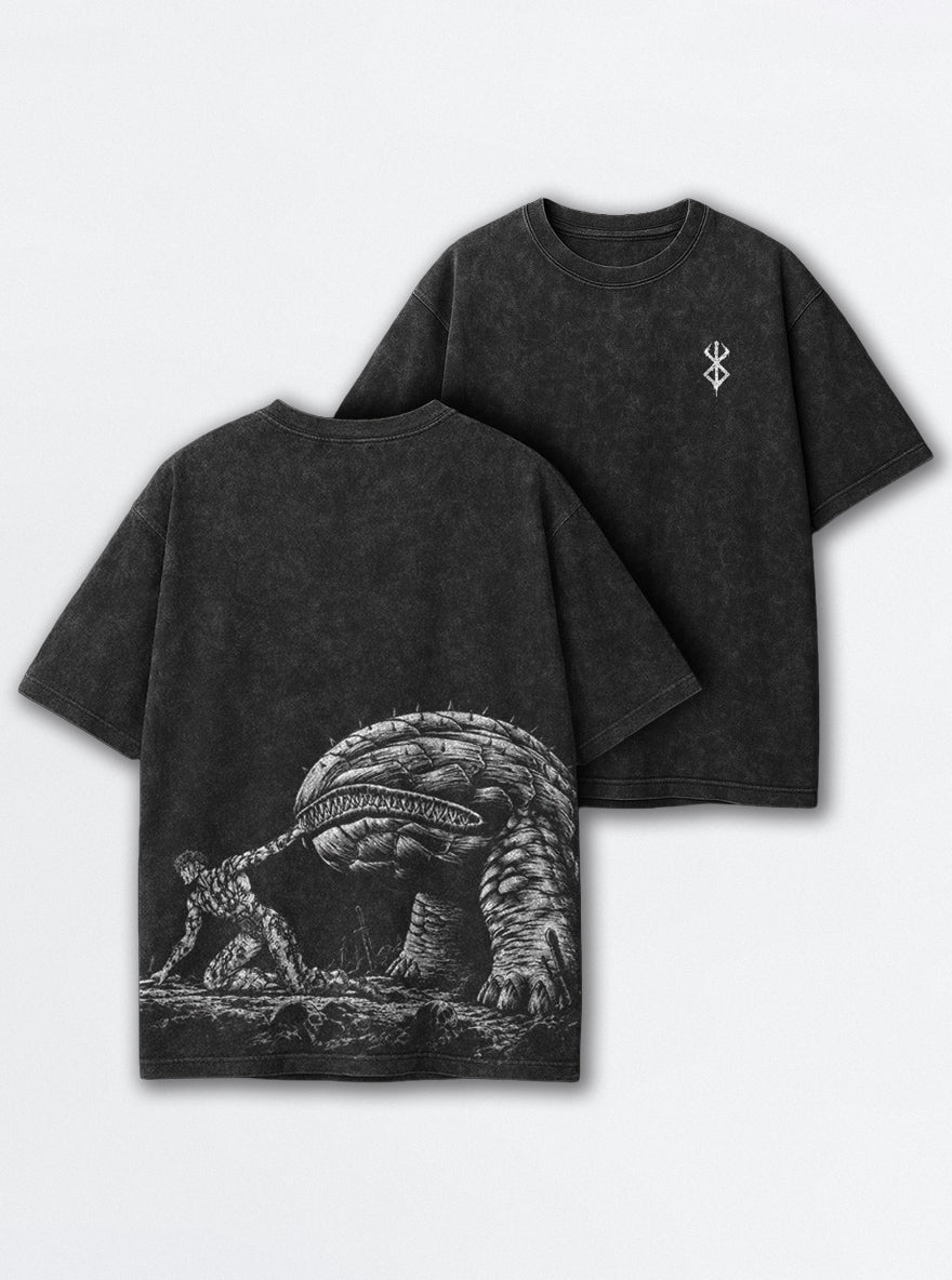 Worm Apostle Fight – T-Shirt – mockup | Berserk