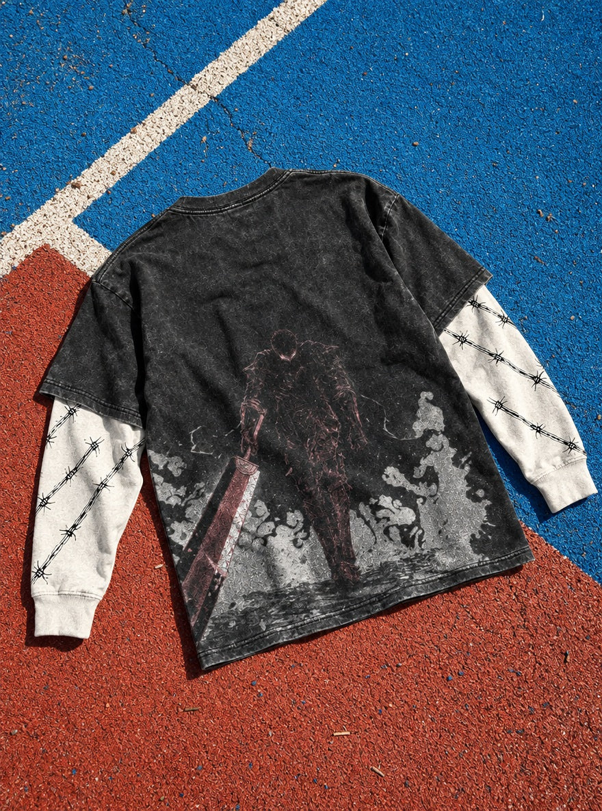 Berserker Mist Walk – Double Sleeves – flat-lay | Berserk