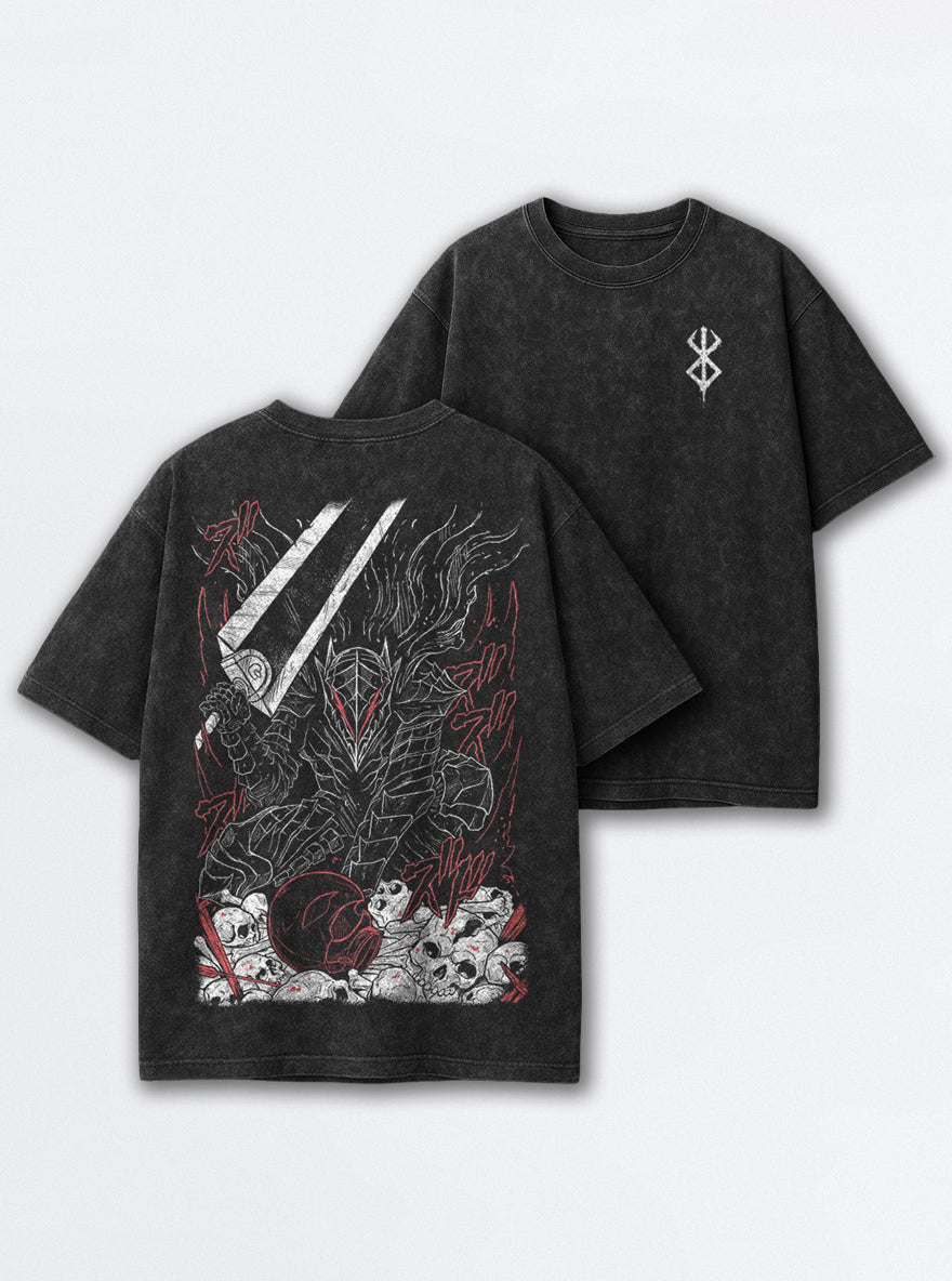 Berserker Skull Pile – T-Shirt – mockup | Berserk