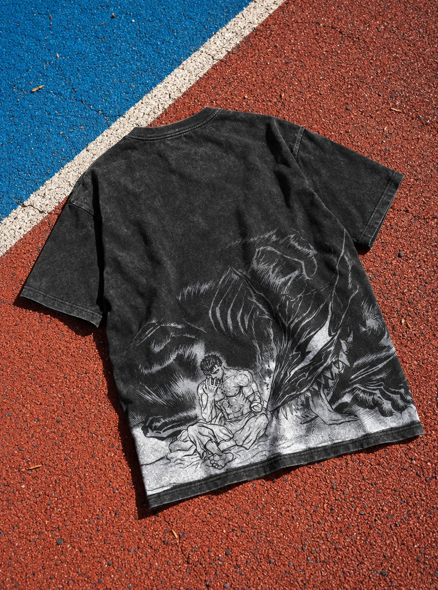 Guts and Beast – T-Shirt – flat-lay | Berserk