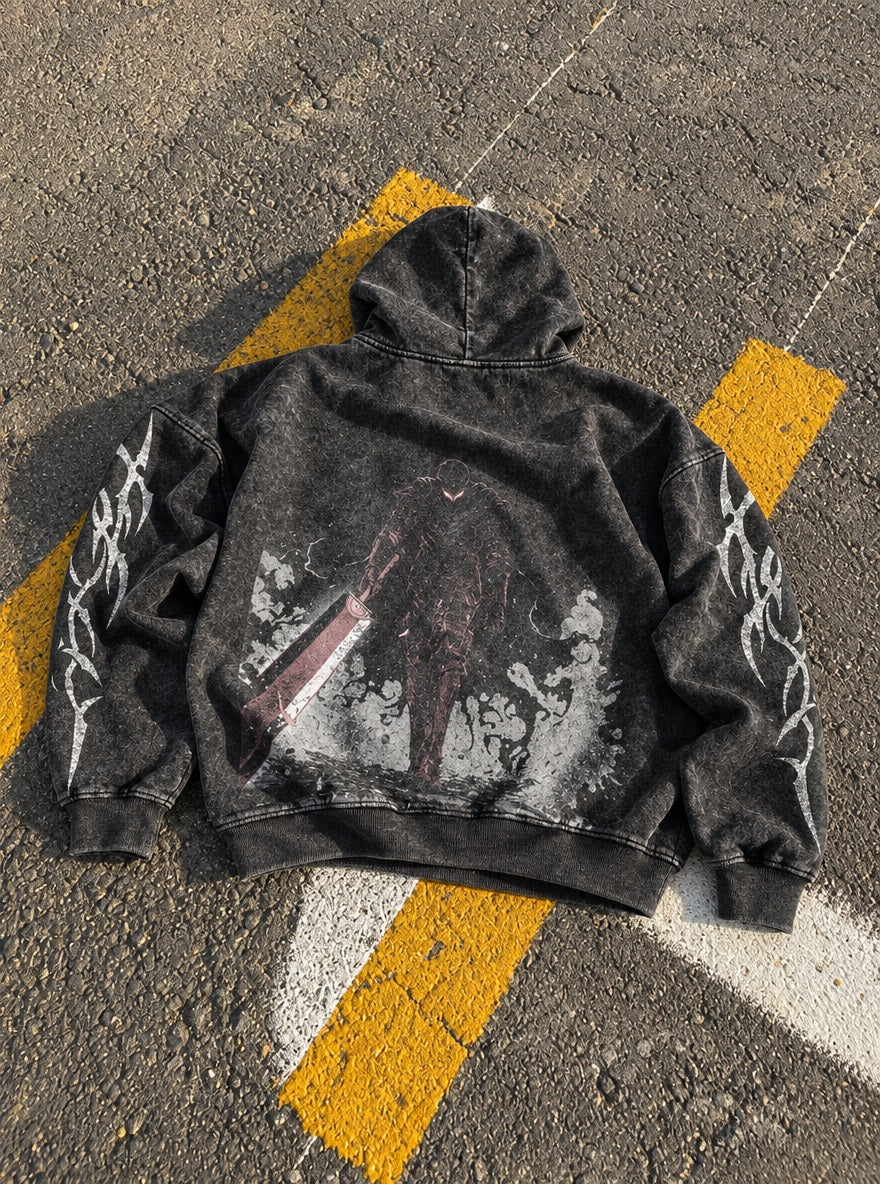 Berserker Mist Walk – Hoodie – flat-lay | Berserk