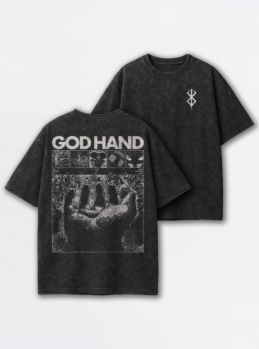 God Hand – T-Shirt – mockup | Berserk