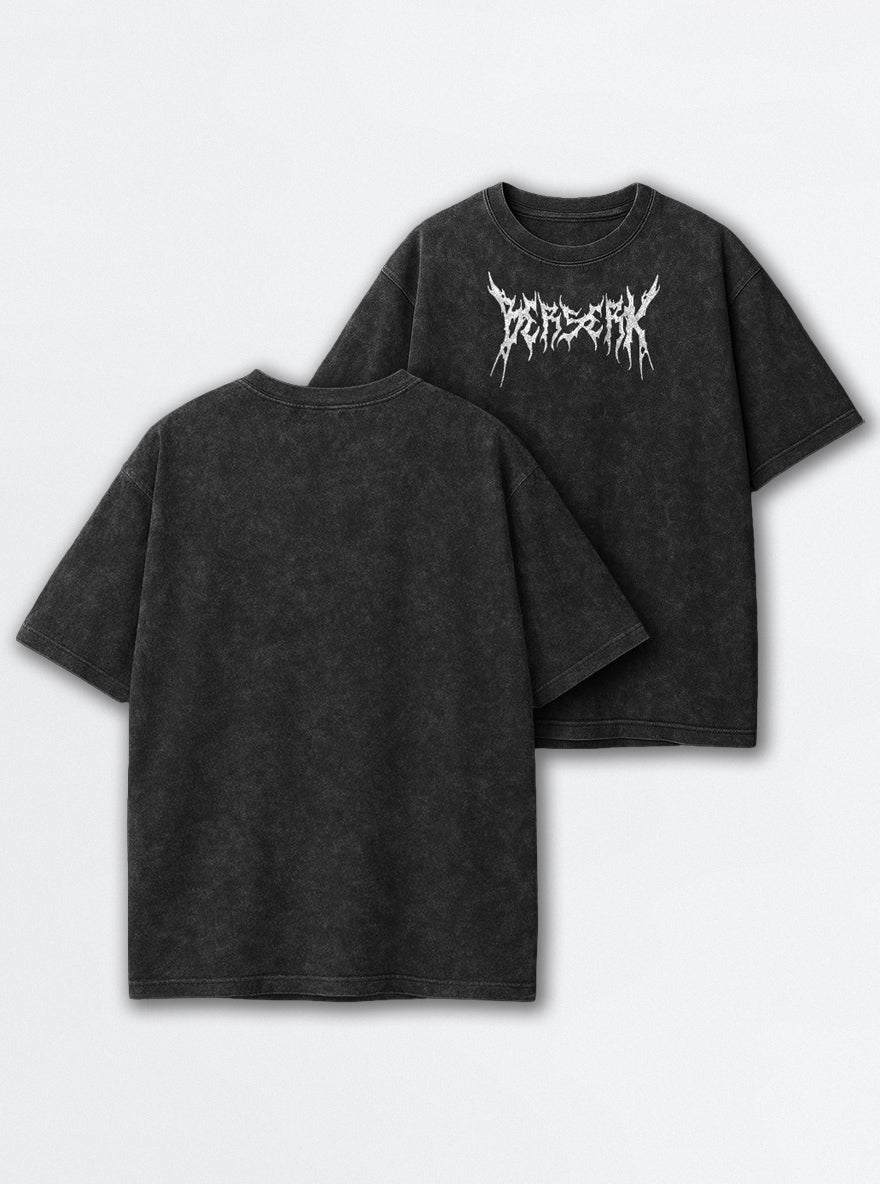 White Metal Logo – T-Shirt – mockup | Berserk