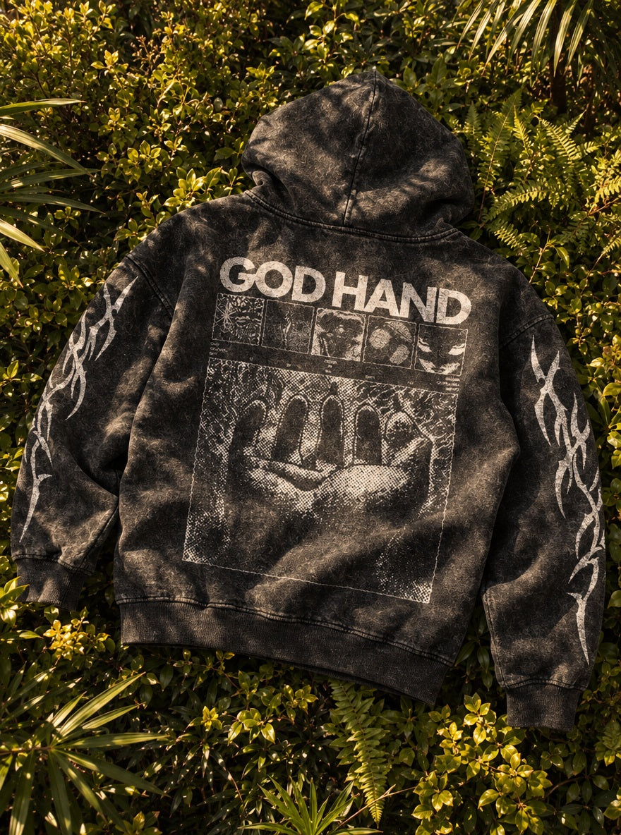 God Hand – Hoodie – flat-lay | Berserk
