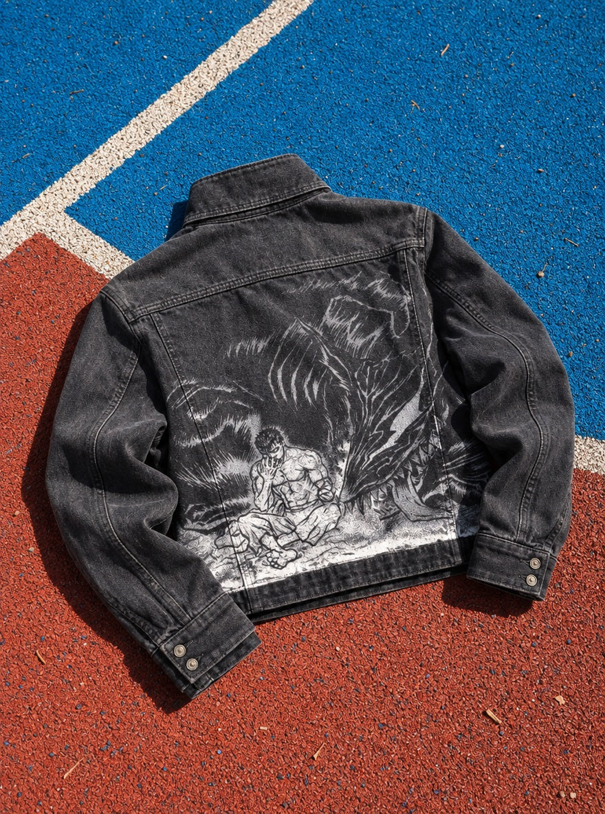 Rogue Jacket – Guts and Beast – flat-lay | Berserk