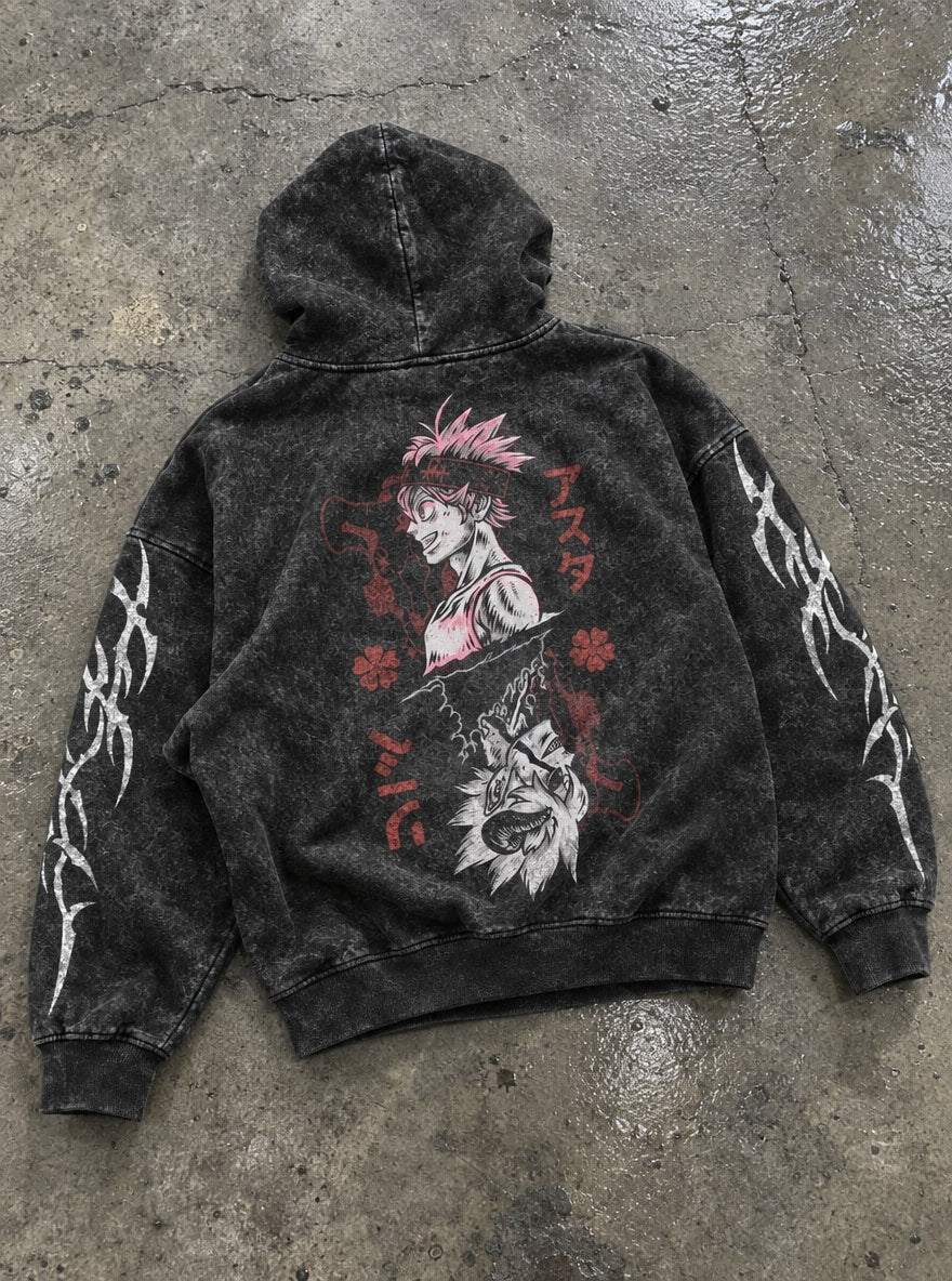 Asta & Liebe – Hoodie – flat-lay | Black Clover