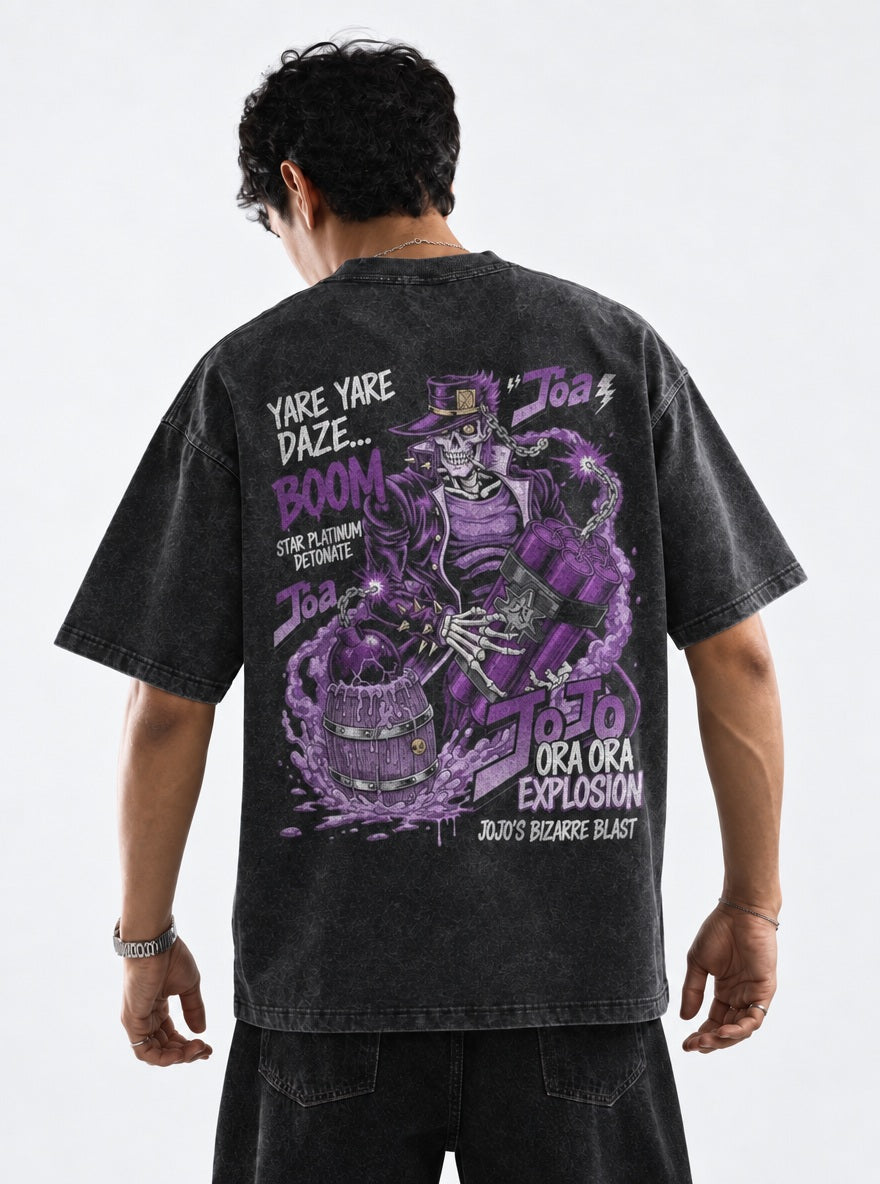 Ora Ora Explosion – T-Shirt – model shot | JoJo