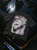 Kokushibo Wrath – Black T-Shirt – flat-lay | Demon Slayer