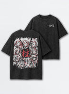 Hashira Group – Black T-Shirt – mockup | Demon Slayer
