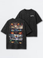 Demon Eyes – Black T-Shirt – mockup | Demon Slayer