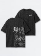 Tanjiro Mono – Black T-Shirt – mockup | Demon Slayer