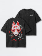 Slayer Mask – Black T-Shirt – mockup | Demon Slayer