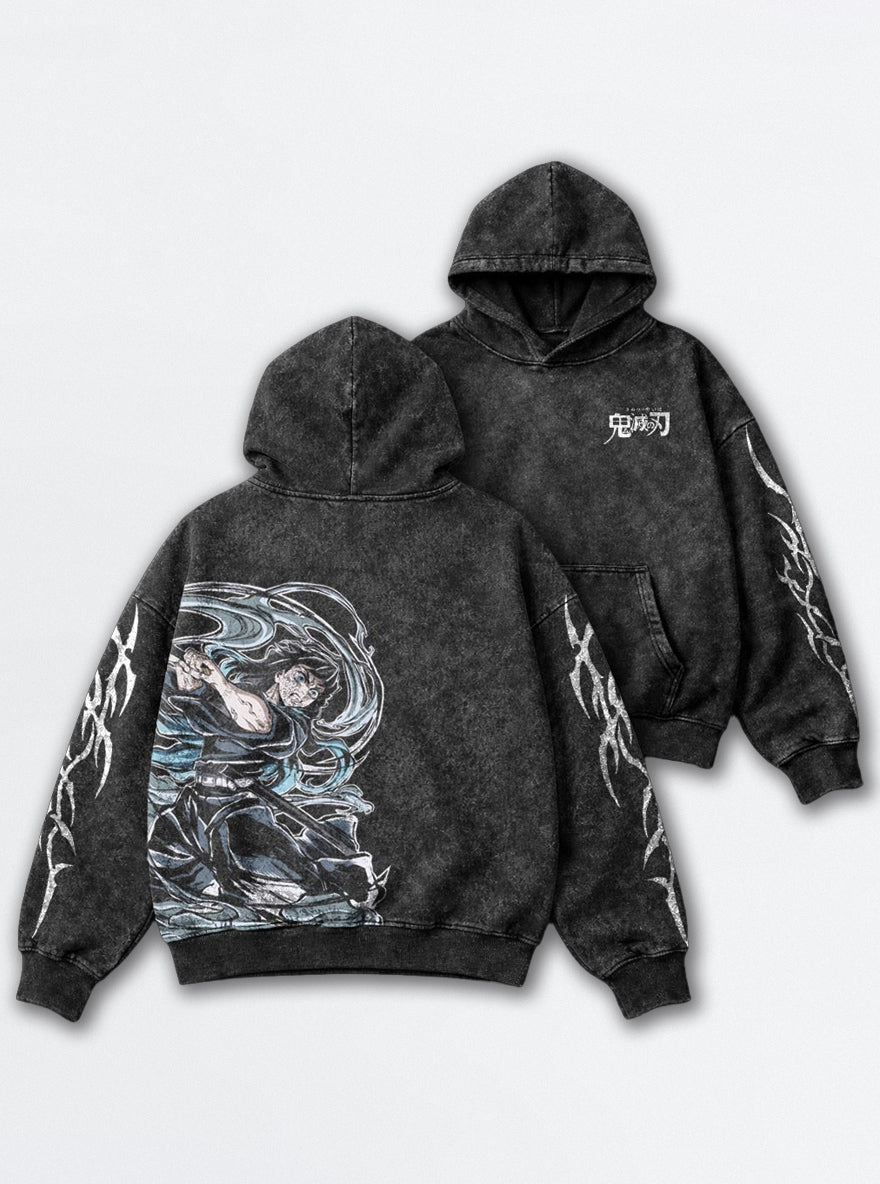 Muichiro Mist – Hoodie – mockup | Demon Slayer