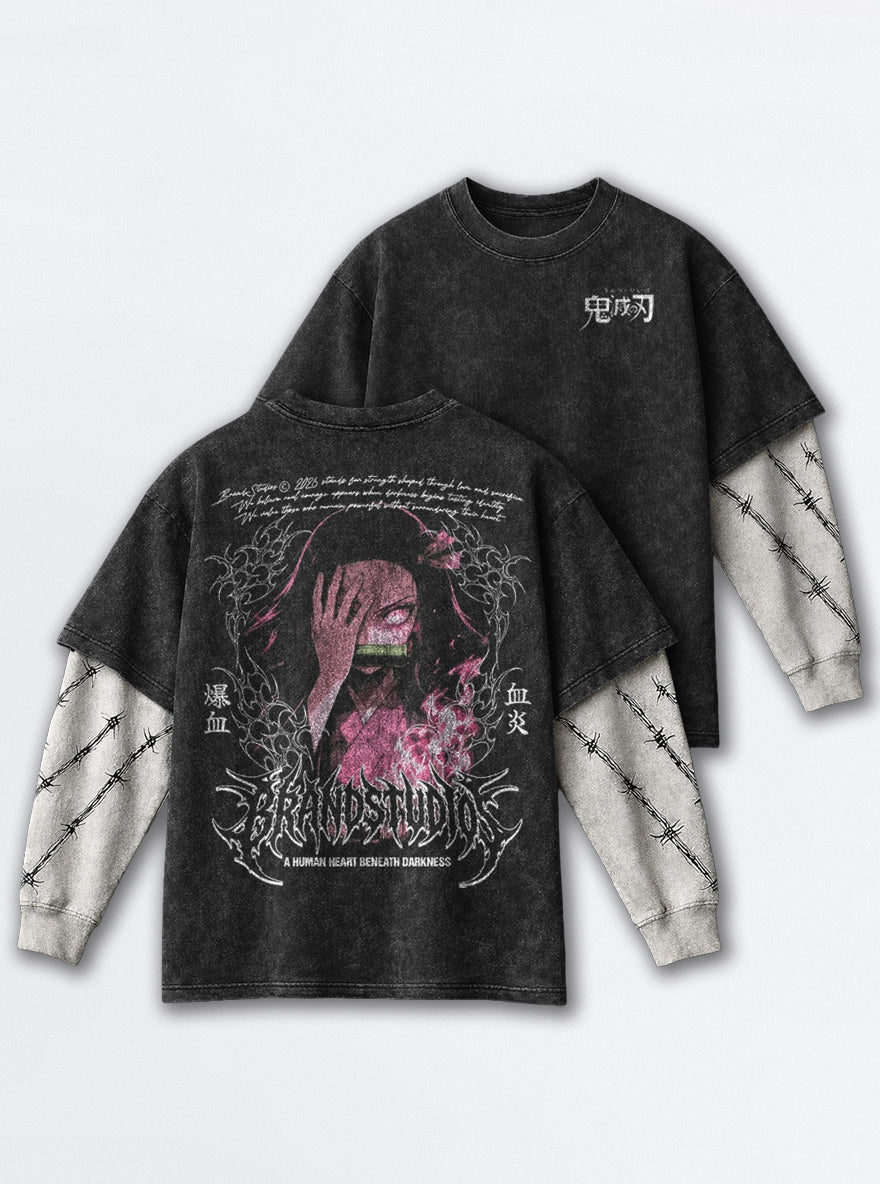 Silent Bloom – Double Sleeves – mockup | Demon Slayer