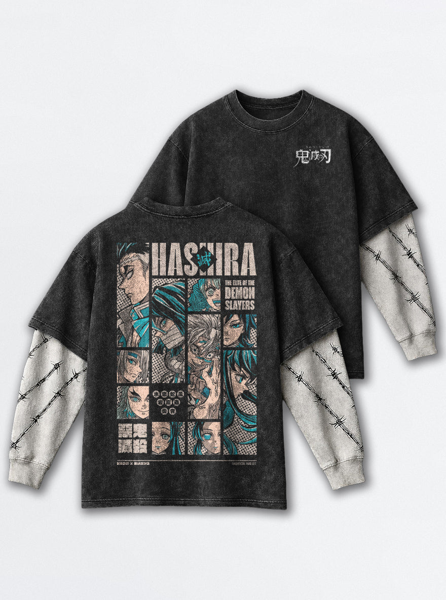 Pillar Mosaic – Double Sleeves – mockup | Demon Slayer