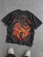 Shenron Inferno – T-Shirt – flat-lay | Dragon Ball