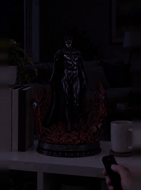 Femto Eclipse Mist Diffuser Figure – switching on with the remote, light and mist (animated) | Berserk