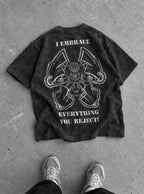 I Embrace Everything – T-Shirt – flat-lay | Gachiakuta