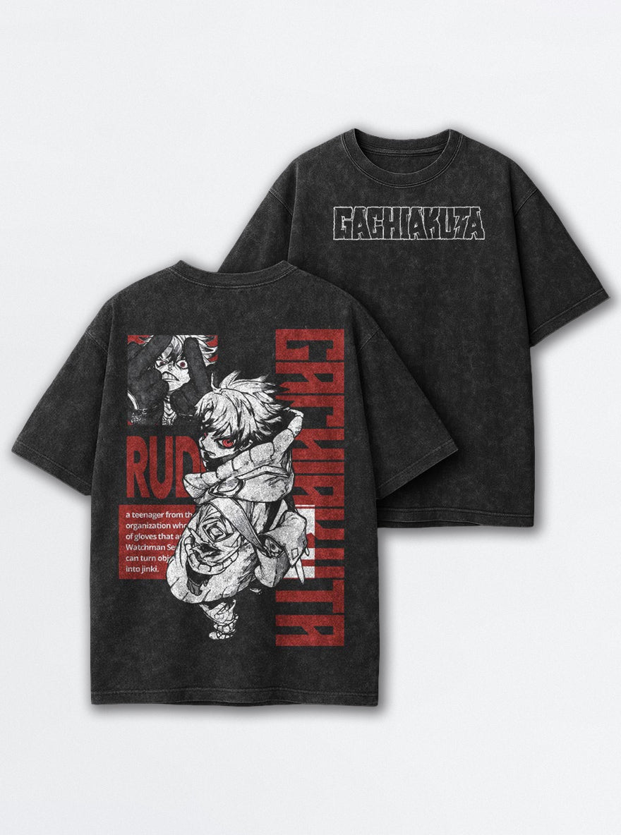 Rudo Profile – T-Shirt – mockup | Gachiakuta