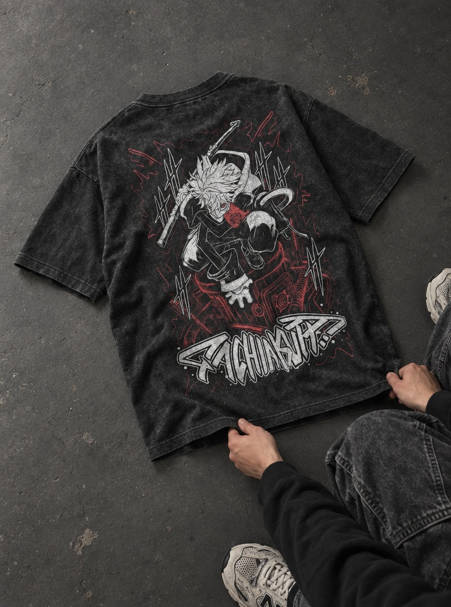 Rudo Graffiti – T-Shirt – flat-lay | Gachiakuta