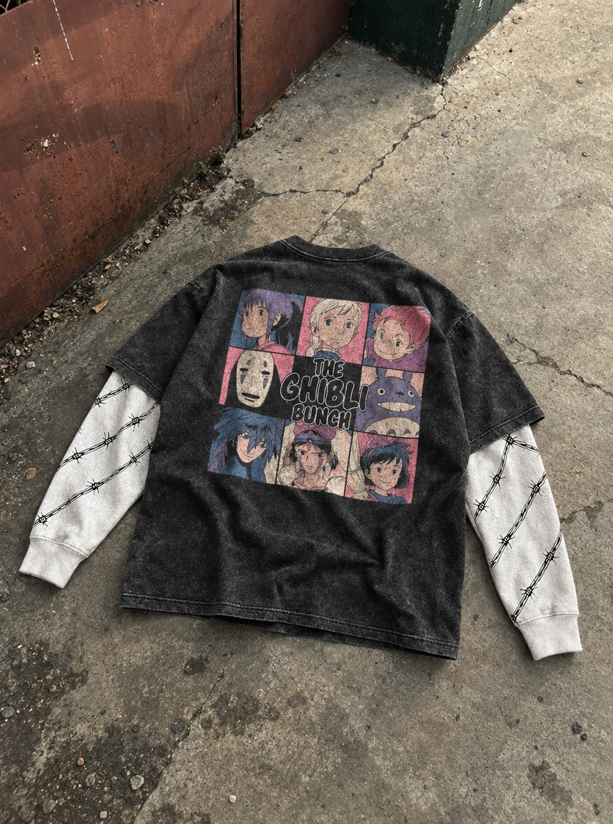 Heroes Grid – Double Sleeves – flat-lay | Ghibli