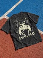 Totoro Moon – T-Shirt – flat-lay | Ghibli
