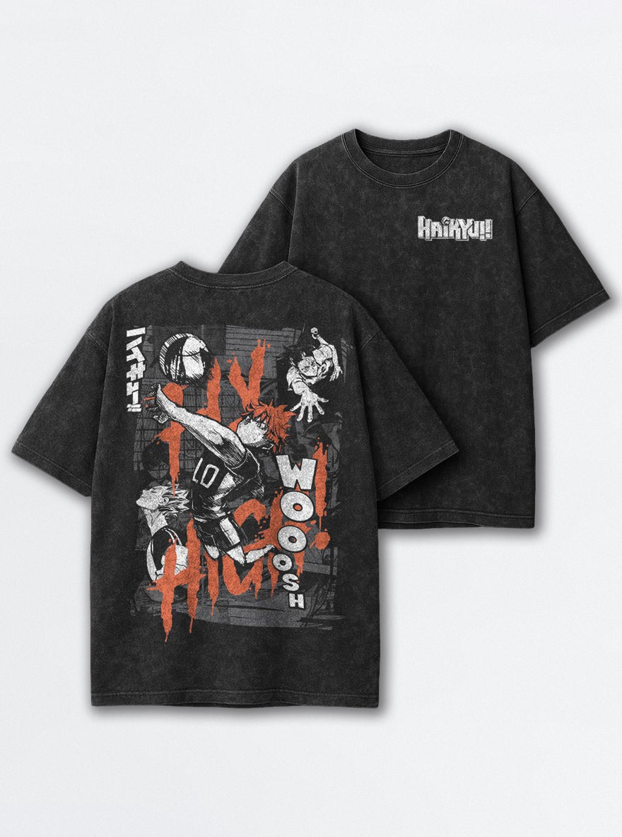 Hinata Spike – T-Shirt – mockup | Haikyuu
