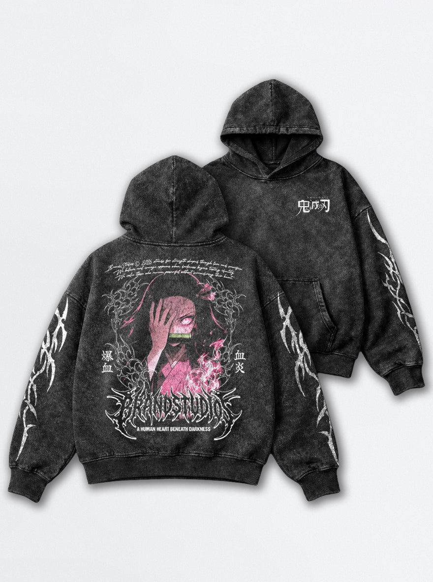Silent Bloom – Hoodie – mockup | Demon Slayer