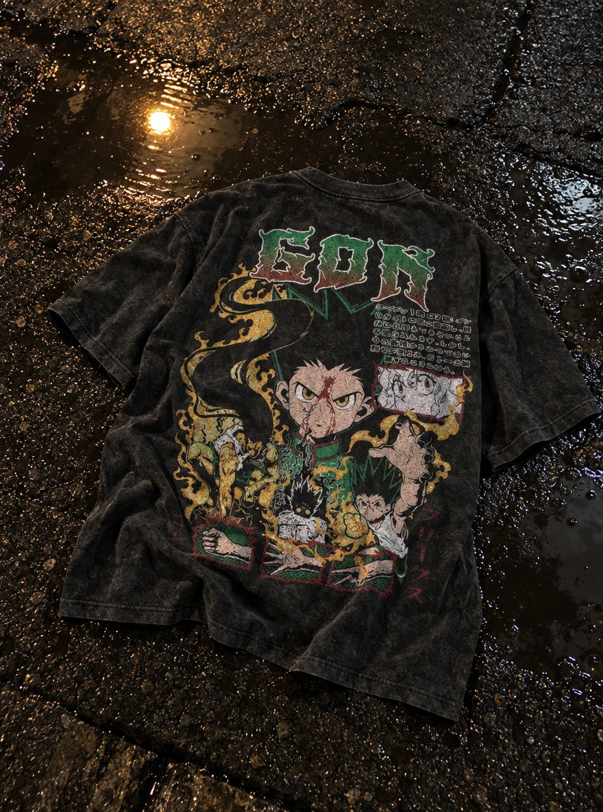 Gon Freecss – T-Shirt – flat-lay | Hunter x Hunter
