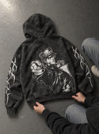Jotaro Point – Hoodie – flat-lay | JoJo