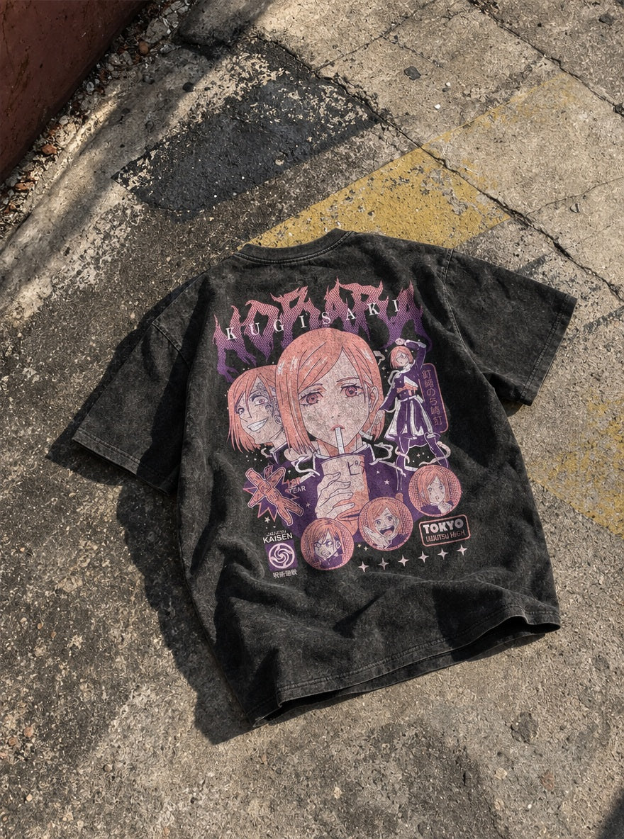 Nobara Kugisaki – T-Shirt – flat-lay | Jujutsu Kaisen