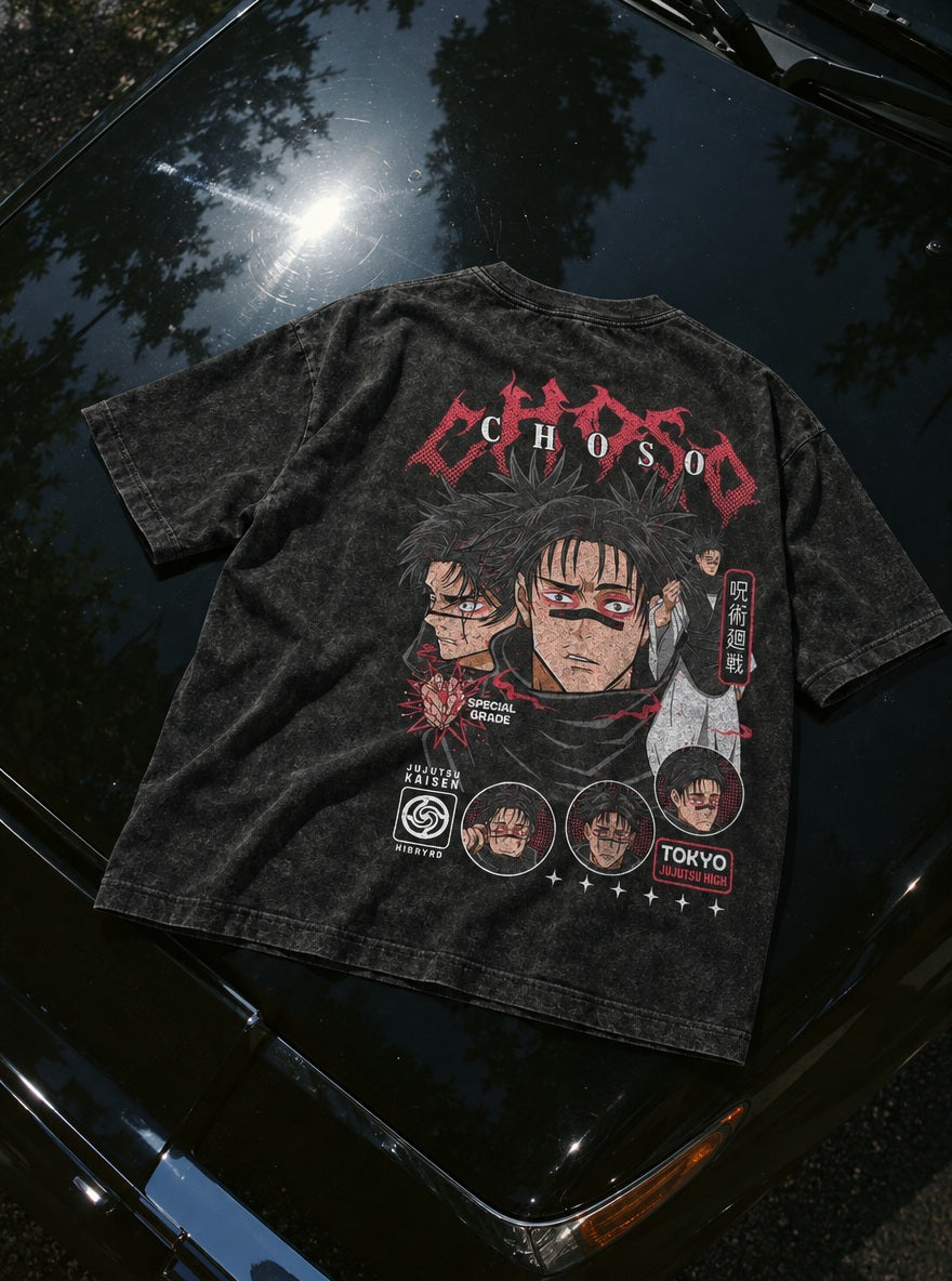 Choso – T-Shirt – flat-lay | Jujutsu Kaisen