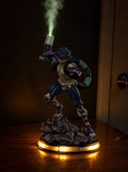 Meruem Mist Diffuser Figure – lit with mist in a room at night | Hunter x Hunter