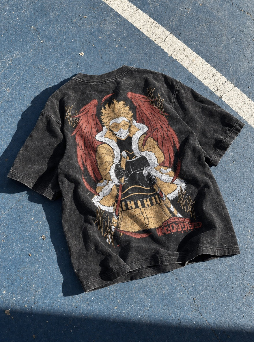 Hawks – T-Shirt – flat-lay | My Hero Academia
