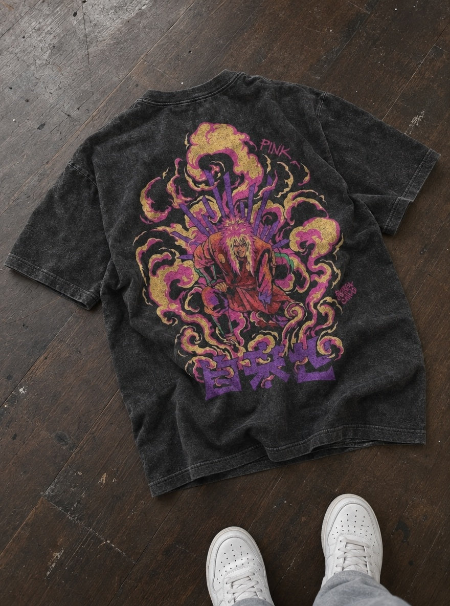 Jiraiya's Last Stand – T-Shirt – flat-lay | Naruto