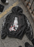 Itachi Farewell – Hoodie – flat-lay | Naruto