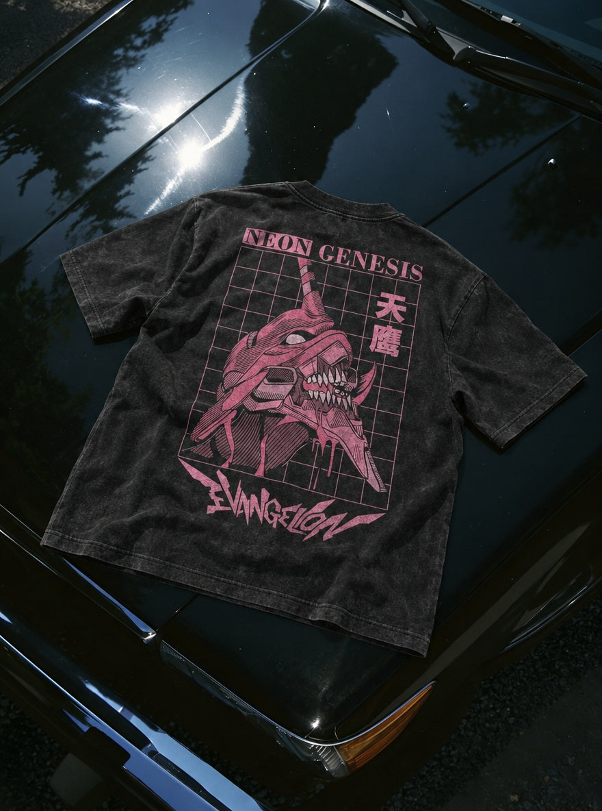 Unit-01 Berserk – T-Shirt – flat-lay | Neon Genesis Evangelion