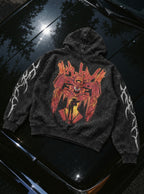 Asuka & Unit-02 – Hoodie – flat-lay | Neon Genesis Evangelion