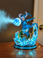 Noelle Silva Water Magic Mist Diffuser Figure – lit with mist in a daylight room | Black Clover
