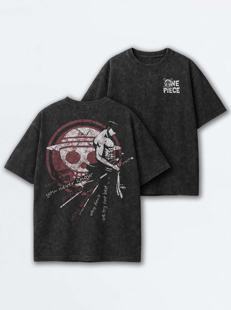 Straw Hat Zoro – T-Shirt – mockup | One Piece
