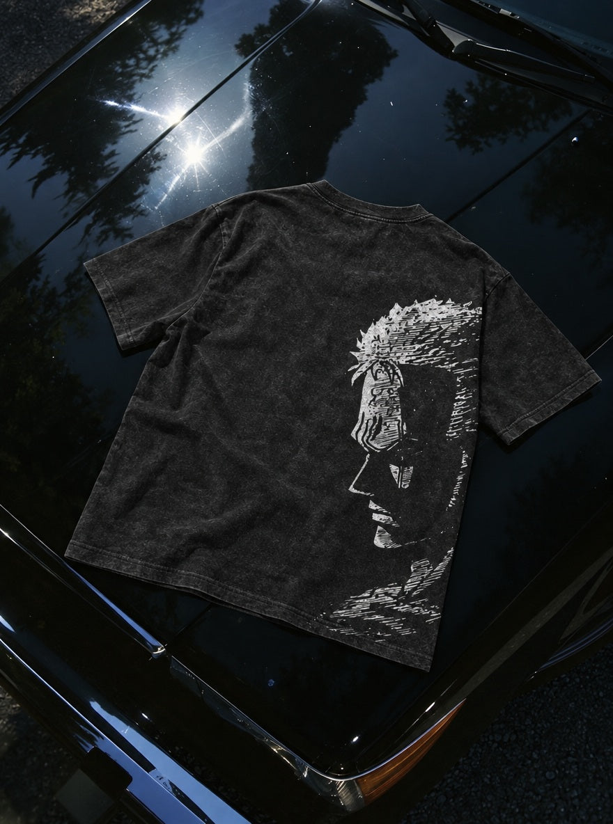 Zoro Profile – T-Shirt – flat-lay | One Piece