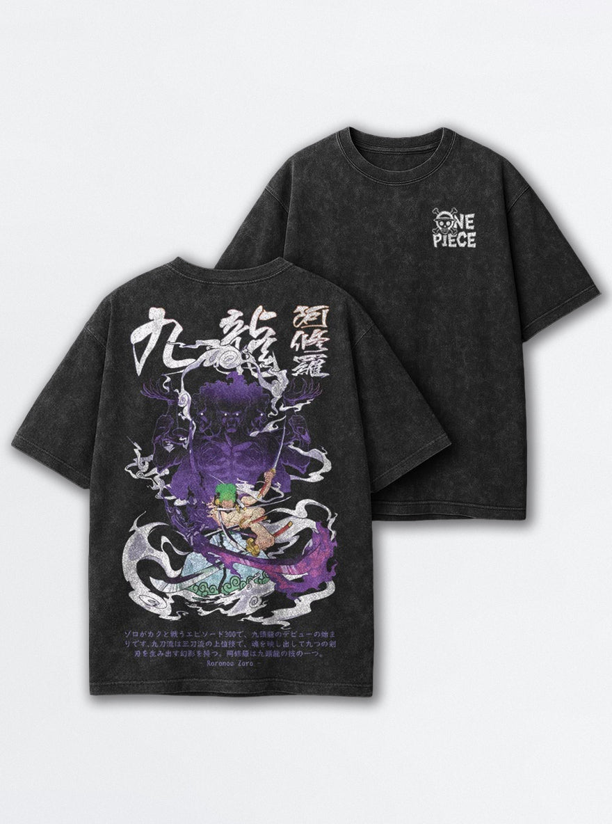 Nine Sword Zoro – T-Shirt – mockup | One Piece