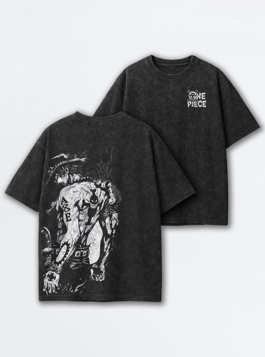 Ace Tattoo – T-Shirt – mockup | One Piece