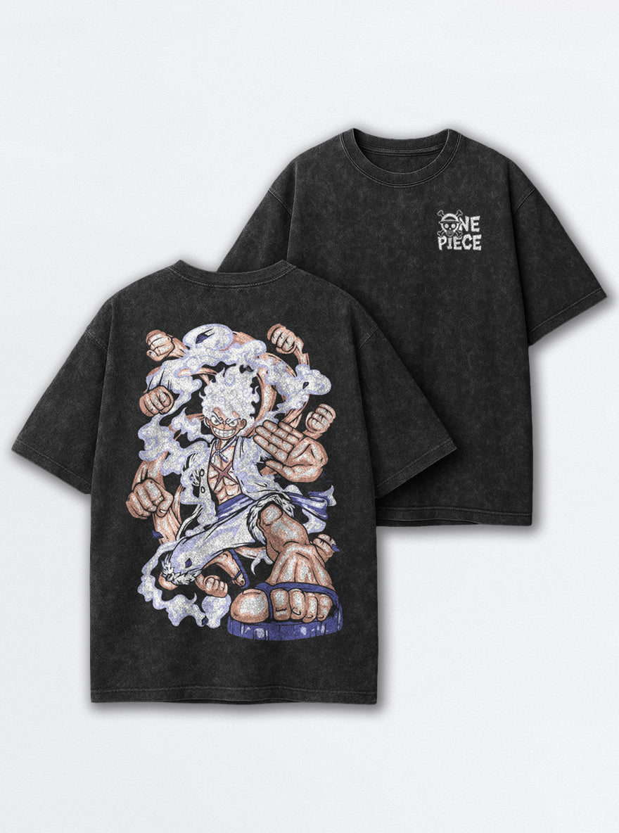 Gear 5 Barrage – T-Shirt – mockup | One Piece
