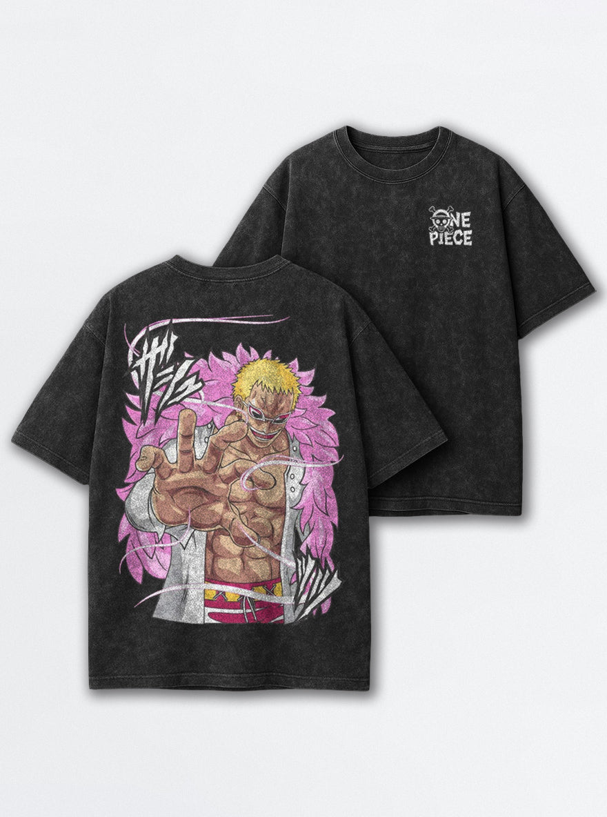 Doflamingo Strings – T-Shirt – mockup | One Piece